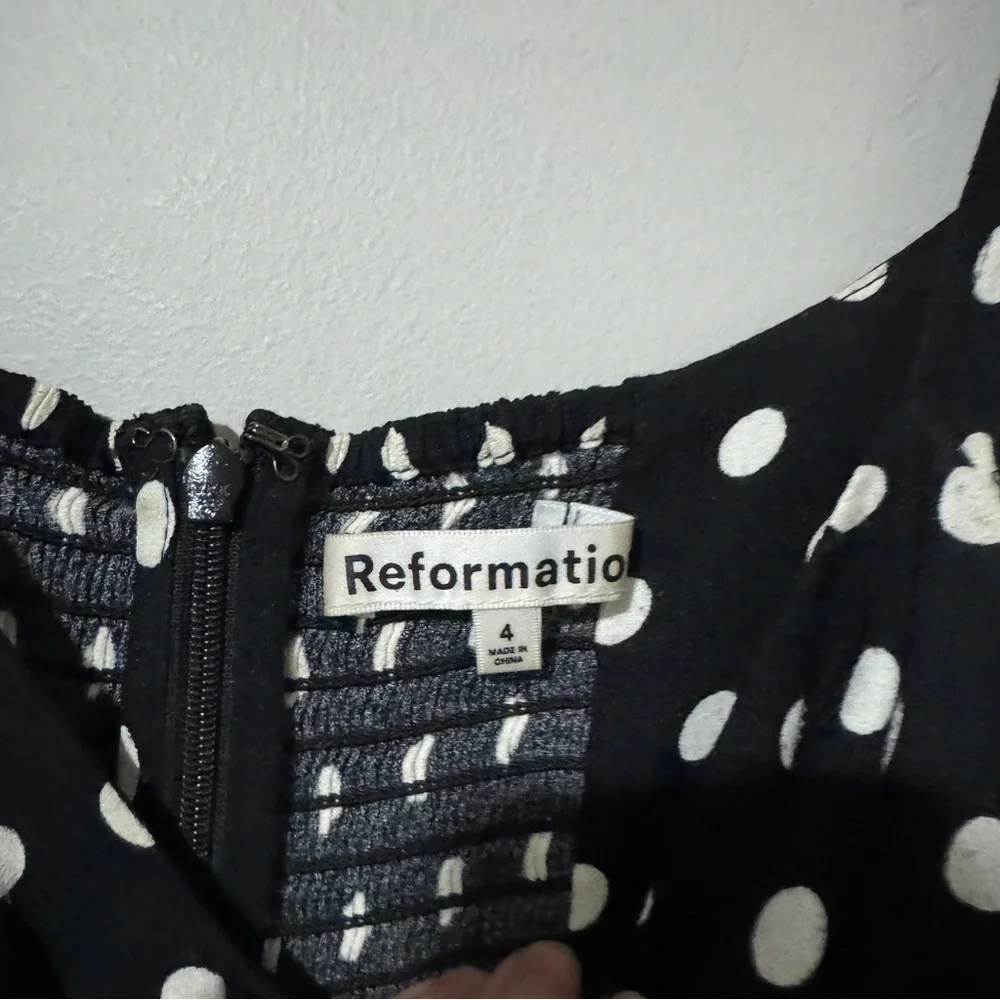 Reformation Bryson Dress in Bettie Size 4 - Picture 5 of 8